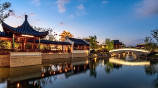 「天宁」菱溪公园 日转夜