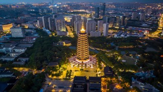 「天宁」天宁宝塔 夜景