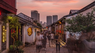 「天宁」青果巷 人流日转夜