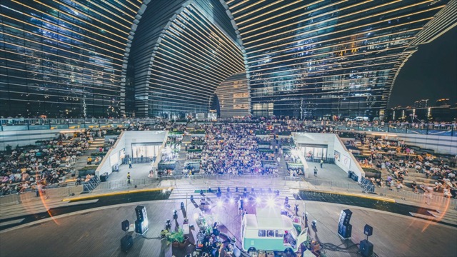 「新北」文化广场演唱会延时