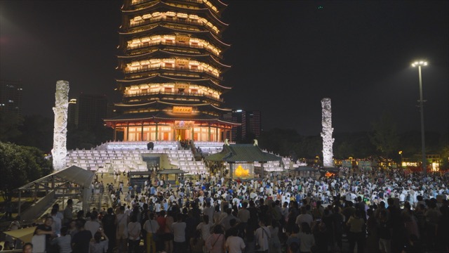 「天宁」天宁寺夜景