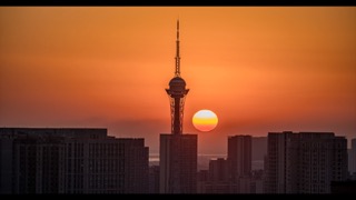 「武进」武进电视塔日落