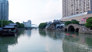 「钟楼」怀德桥 古运河皮划艇