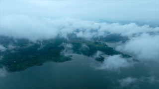 「溧阳」大溪水库 云上