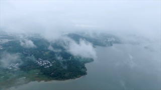 「溧阳」大溪水库 云上