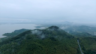 「溧阳」大溪水库 云上