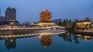 「天宁」菱溪公园 日转夜