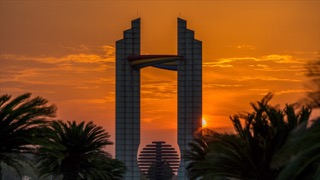「武进」大学城日落