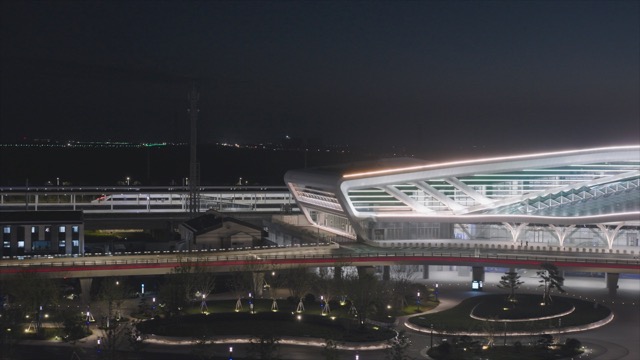「金坛」金坛站夜景