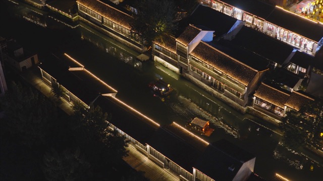 「天宁」青果巷游船夜景