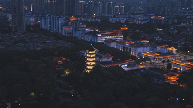 「天宁」文笔塔夜景