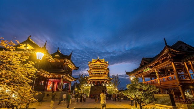 「天宁」萃园夜景