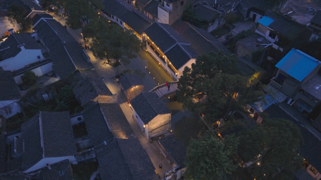 「天宁」焦溪古镇夜景