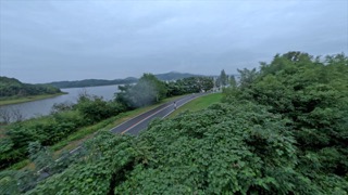 「溧阳」大溪水库 穿越机