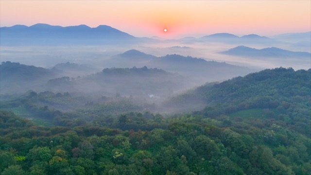 「溧阳」山区晨雾
