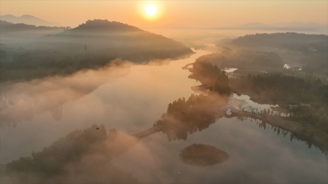 「溧阳」山区晨雾