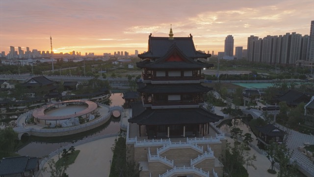 「天宁」萃园日出朝霞