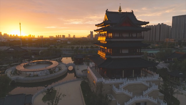 「天宁」萃园日出朝霞