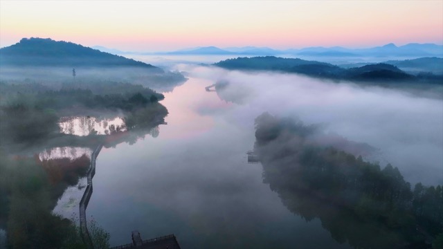 「溧阳」山区晨雾