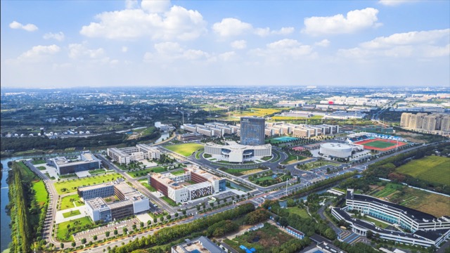 「武进」常州大学，蓝天白云延时
