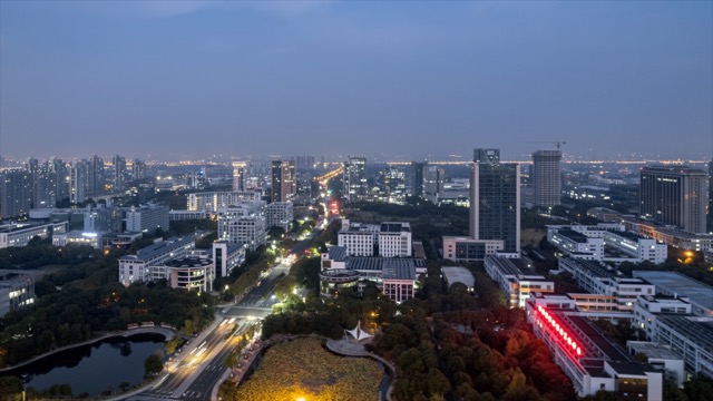 「武进」科教城夜景