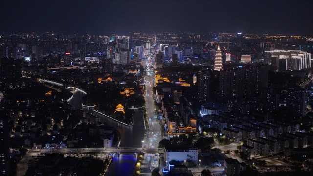「天宁」天宁城区夜景