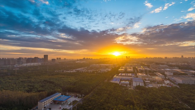 「新北」新北工业区日出