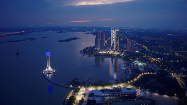 「武进」揽月湾夜景
