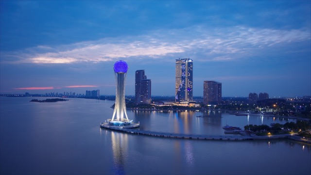 「武进」揽月湾夜景