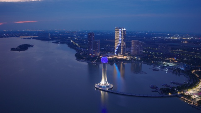 「武进」揽月湾夜景