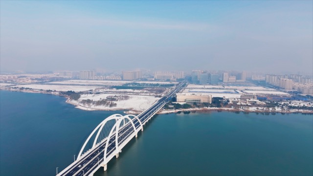 「金坛」钱资湖雪景