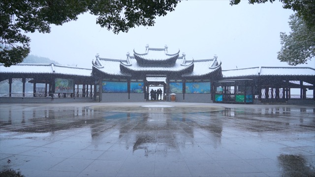 「溧阳」天目湖雪景