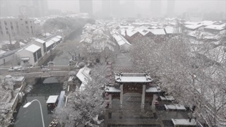 「天宁」青果巷雪景航拍