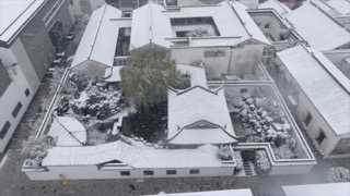 「天宁」青果巷雪景航拍