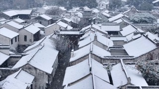 「天宁」青果巷雪景航拍