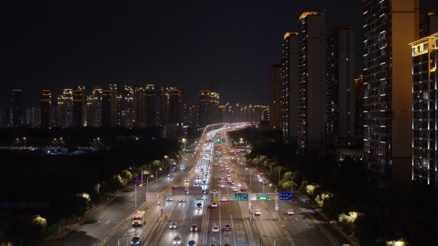 「新北」龙城大道高架夜景