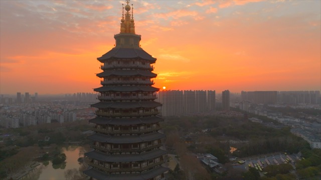 「天宁」天宁寺朝霞