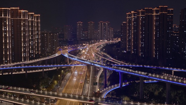 「天宁」青洋高架夜景
