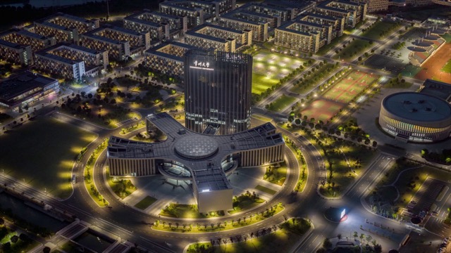「武进」常州大学夜景