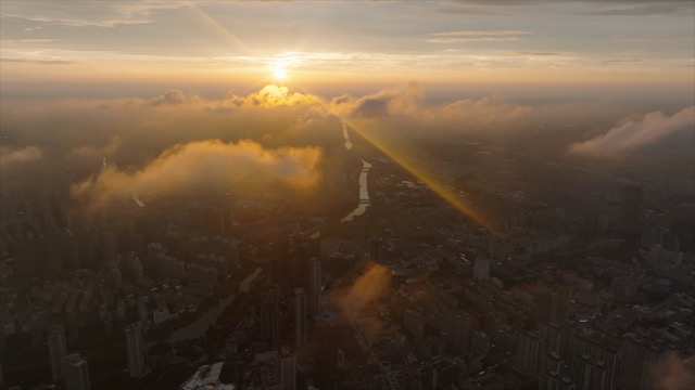 「天宁」高空黄昏