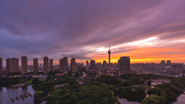 「武进」新天地晚霞