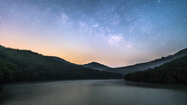  「溧阳」平桥石坝山谷星空
