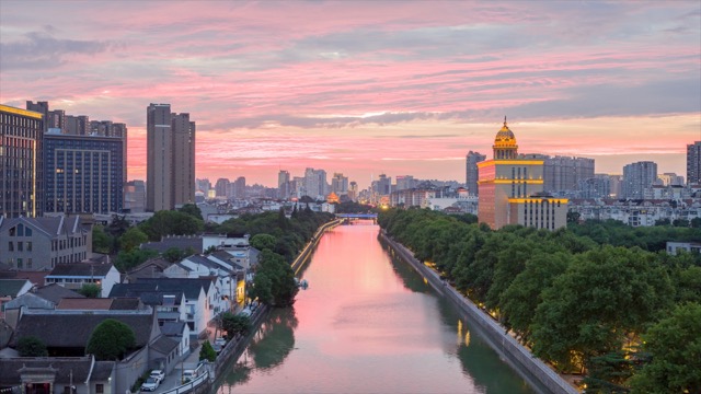 「天宁」京杭运河夜景