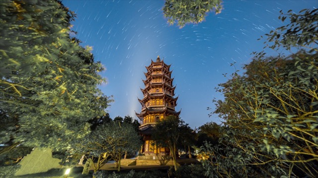 「天宁」文笔塔星轨