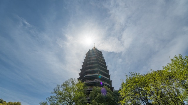 「天宁」天宁宝塔日晕