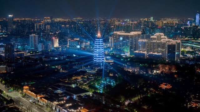 「天宁」天宁寺夜景