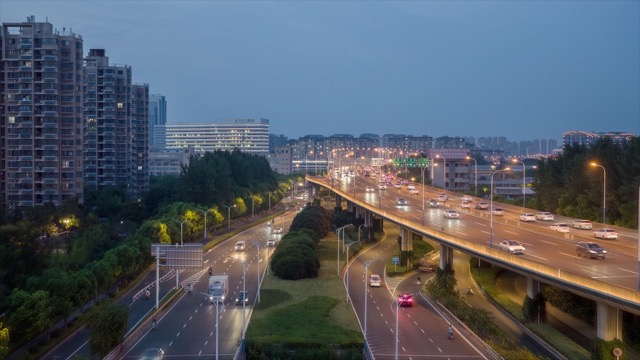 「天宁」青洋路高架夜景