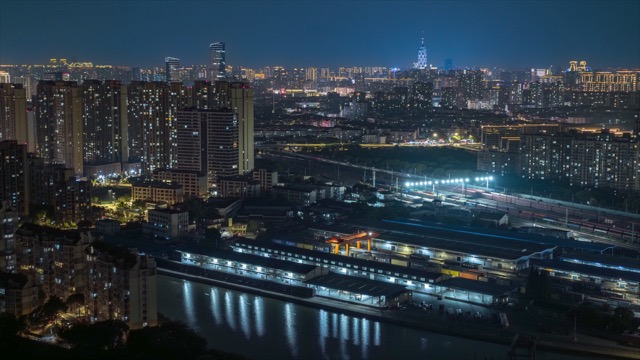 「天宁」青龙港夜景