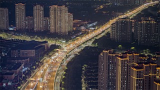 「天宁」青洋路高架夜景