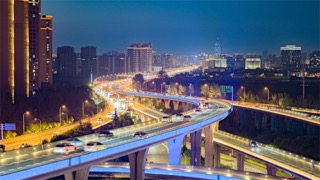 「天宁」青洋路高架夜景